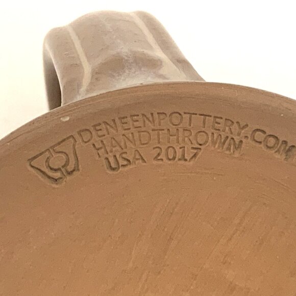 Deneen Pottery Mug Galena Illinois 2017 Handthrown The Perfect Place Coffee Tea - Picture 8 of 8